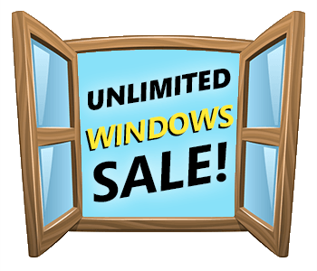 unlimited windows sale